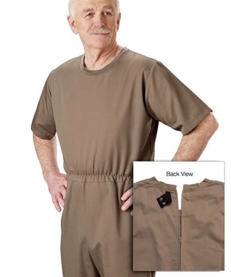 Mens Alzheimers Clothing Alzheimers Anti Strip Jumpsuit Extra