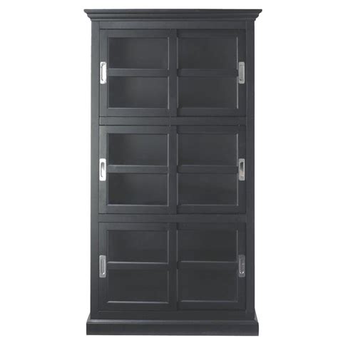 There are 121 glass door bookshelf for sale on etsy, and they cost $1,007.89 on average. Home Decorators Collection Lexington Black Glass Door ...