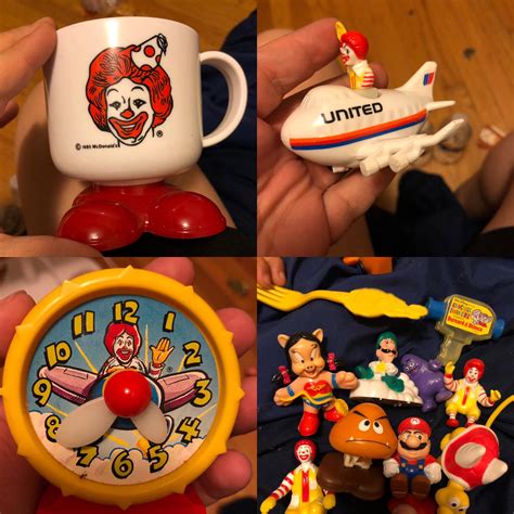 Got My Grandmas Collection Of Old Mcdonalds Happy Meal Toys R