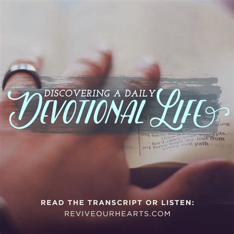 A Daily Devotional Life Day Programs Revive Our Hearts
