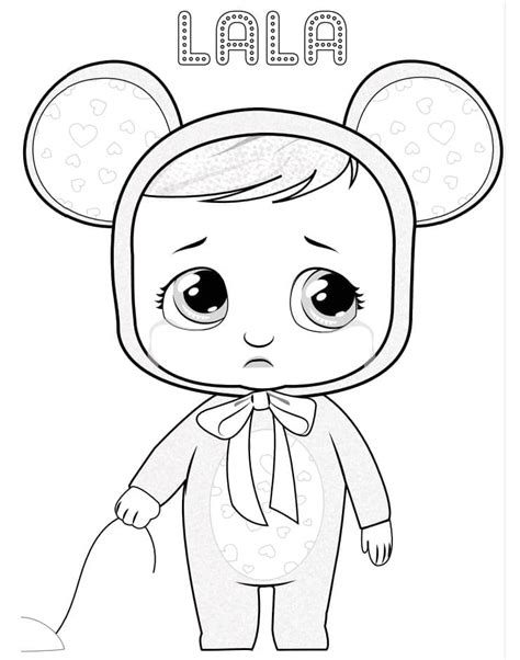 20 Cry Babies Magic Tears Coloring Pages Pintar Cry Babies Dotty