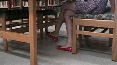 Red Patent Ballet Flats Dangling The Library Shoeplayer Requests