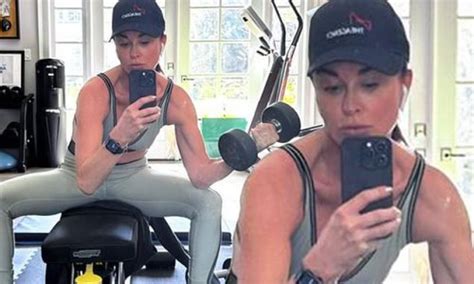 Kyle Richards 54 Looks Fit As She Shows Off Her Figure At The Gym After Denying Claims She