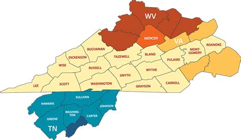 Map Of Tennessee Virginia Border Get Latest Map Update