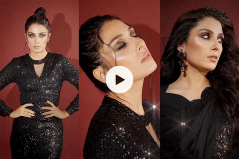 Pakistani Actress Ayeza Khan Looks Breathtaking As She Flaunts A Bold