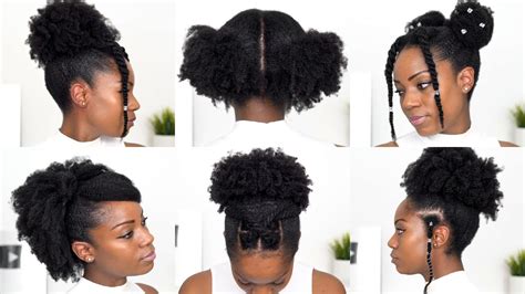 6 Back To School Hairstyles For Natural Hair Youtube