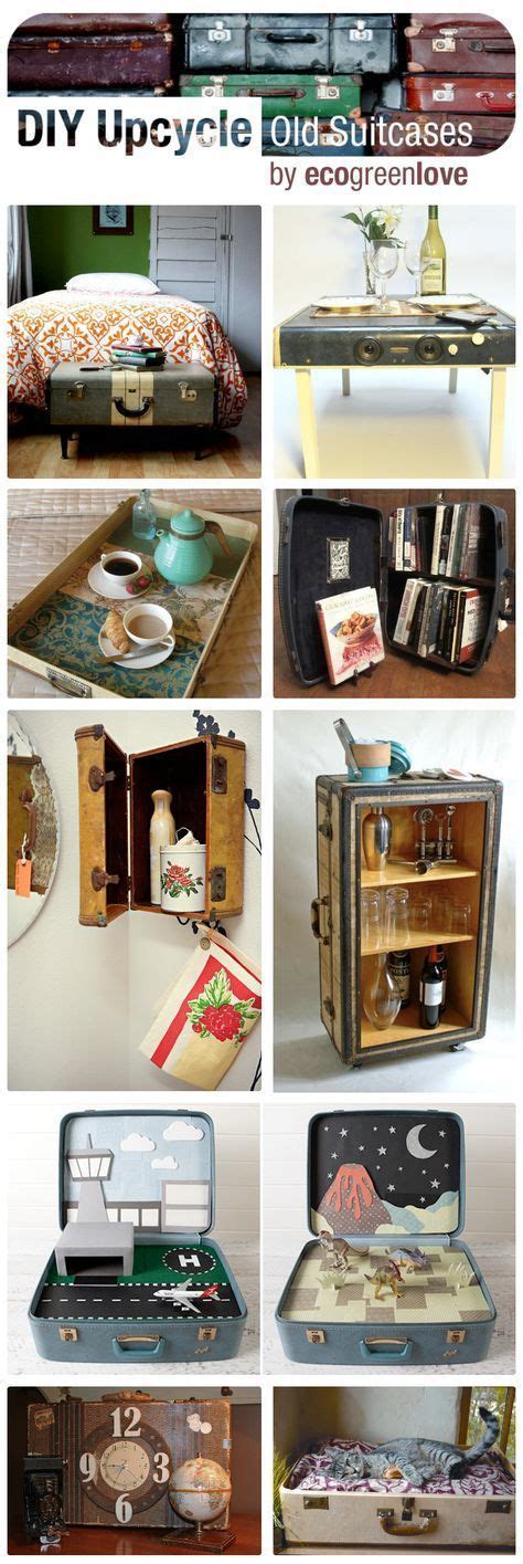 15 Creative Ideas To Repurpose Old Suitcases Ecogreenlove