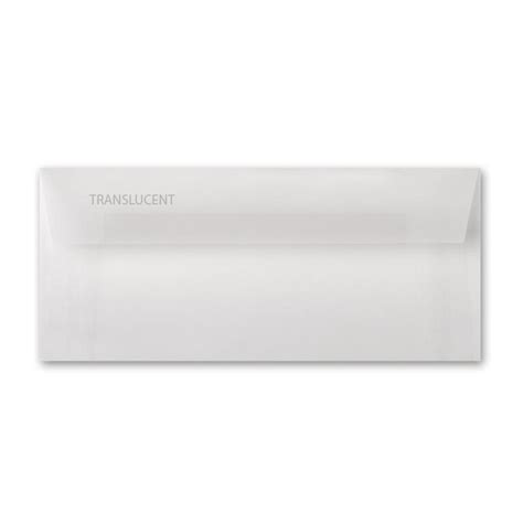 Translucent Envelopes 10 Square Envelopes Clear