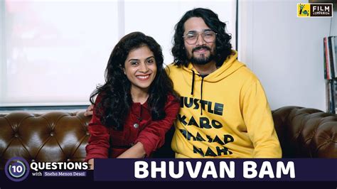 Bhuvan Bam Interview 10 Questions Sneha Menon Desai Film Companion Youtube