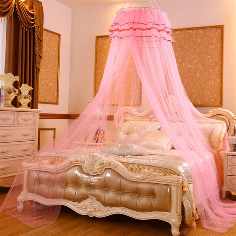Mosquito netting is an easy and inexpensive material that you can hang from the ceiling around a bed to create your princess bed canopy. New Arrival Luxury Hung Dome Mosquito Net Princess ...