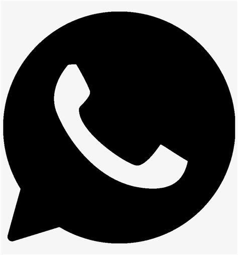 Logo Whatsapp Png Blanco Whatsapp Logo Png Black 55 Off