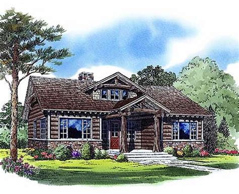 Plan Lsg11543kn 2 Bedroom 1 Bath Log Home Plan