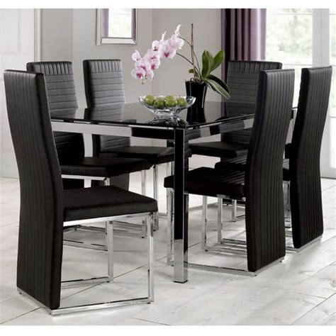 dining table black chairs ubicaciondepersonas cdmx gob mx