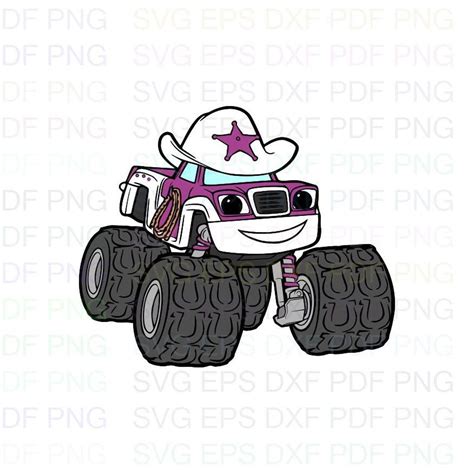 Blaze And The Monster Machines Starla Svg Dxf Eps Pdf Png Etsy