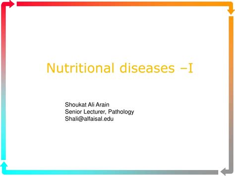 Ppt Nutritional Diseases I Powerpoint Presentation Free Download