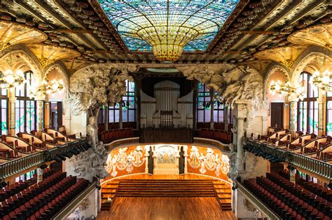 Palau De La Musica Catalana Foto And Bild Architektur Profanbauten