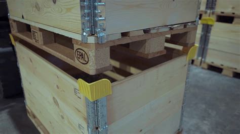 Stacking Corners — Pallet Collar Accessories Youtube