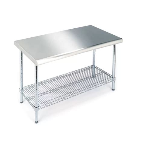 5% coupon applied at checkout. Dedmon Prep Table | Stainless steel work table, Work table ...