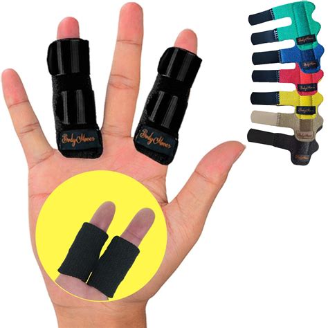 Buy Bodymoves Finger Splints Plus Nylon Sleeves For Trigger Finger Mallet Finger Broken