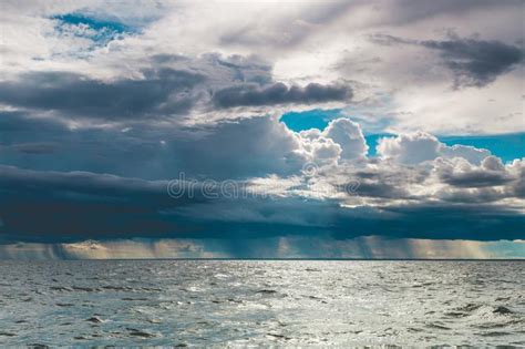 Seascape Sea Horizon And Sky Stock Photo Image Of Water Blue 102930608