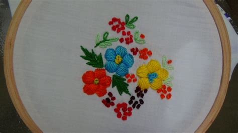 Hand Embroidery: Padded Satin Stitch