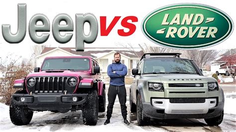 2023 Jeep Wrangler Vs 2023 Land Rover Defender Which Box With Wheels