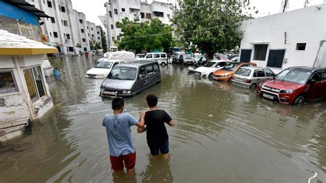 Around 1000 Rescued From Gujarats Flood Affected Areas Heavy Rains