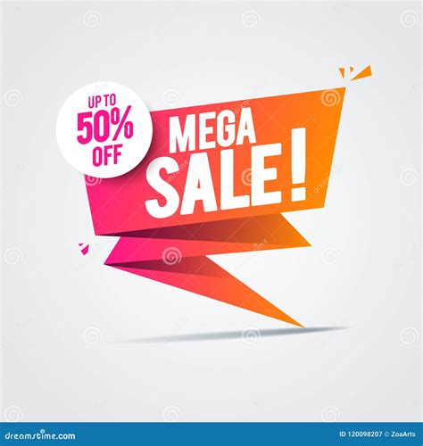 Vector Illustration Limited Big Offer Mega Sale Banner Special Offer