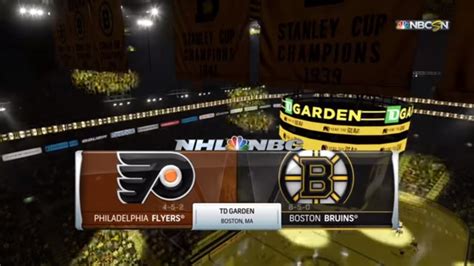Nhl 16 Gameplay Philadelphia Flyers Vs Boston Bruins Youtube