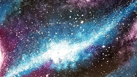 Galaxy Painting Easy Painting For Beginners Acrylic Painting