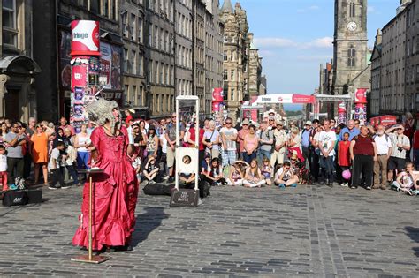 Royal Mile Is The Place To Be During The Annual Edinburgh Festival It