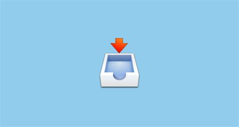 📥 Inbox Tray Emoji On Apple Ios 100