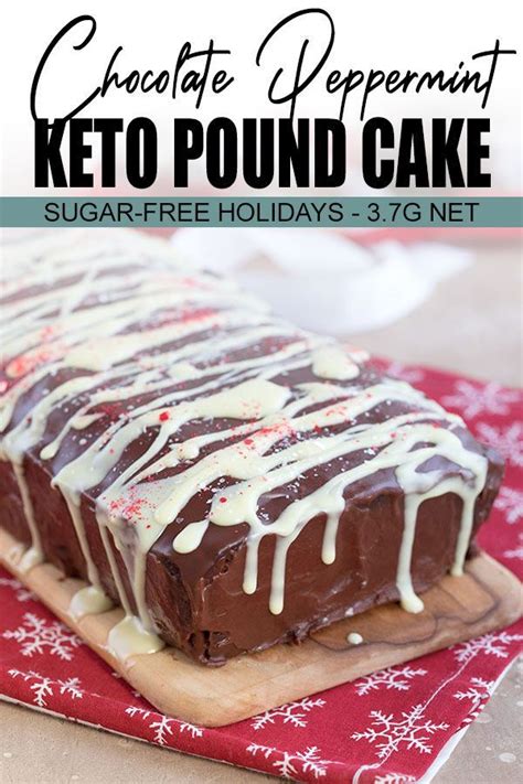 Every christmas dinner absolutely needs a delicious dessert to complete it, right? A stunning sugar-free holiday dessert! This keto Chocolate Peppermint Loaf Cake will blow your ...