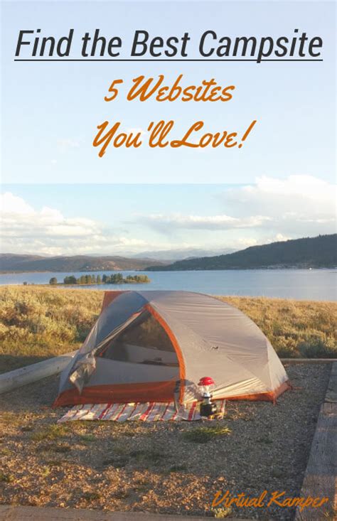 Find The Best Campsite 5 Websites Youll Love Virtual Kamper