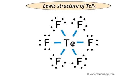 Lewis Structure Of Tef6 With 5 Simple Steps To Draw