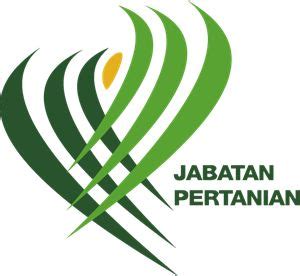 The Logo For Jabatan Pertanian Is Shown In Green And Yellow Colors