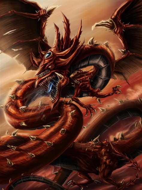 Slifer The Sky Dragon Yu Gi Oh By Stefanmelo On Deviantart