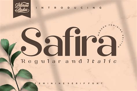 Safira Modern Feminine Serif Font Download Fonts