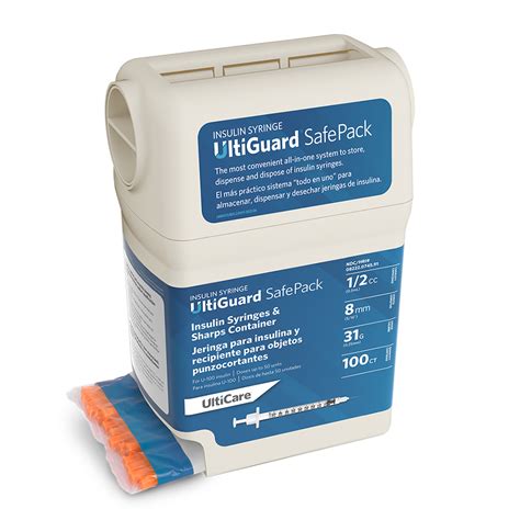Ultiguard Safe Pack U 100 Insulin Syringes Ultimed Inc