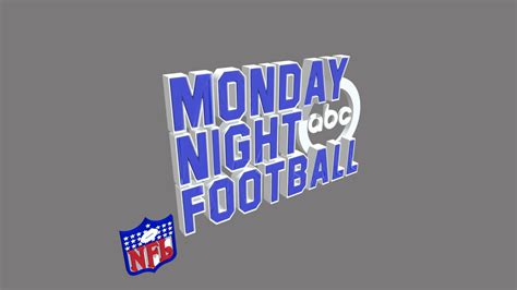Abc Monday Night Football Logo 1982 1989 Download Free 3d Model By