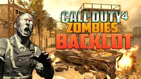 Call Of Duty 4 Zombies Backlot ★ Call Of Duty Zombies Mod Zombie