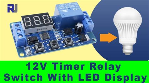 Electrical Miniature Circuit Breakers Timer Module Dc 12v Adjustable