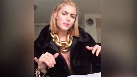 Gabi Grecko Wears Chain And Mink Coat To Rhyme In Profanity Laden Rap