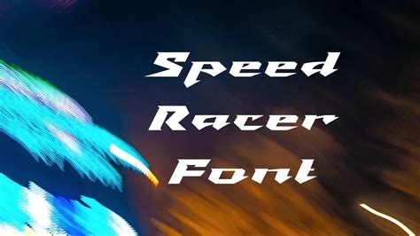Speed Racer Font Free Download