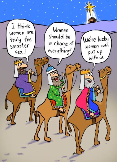 Funny Christmas Card The Wise Men From CardFool Com