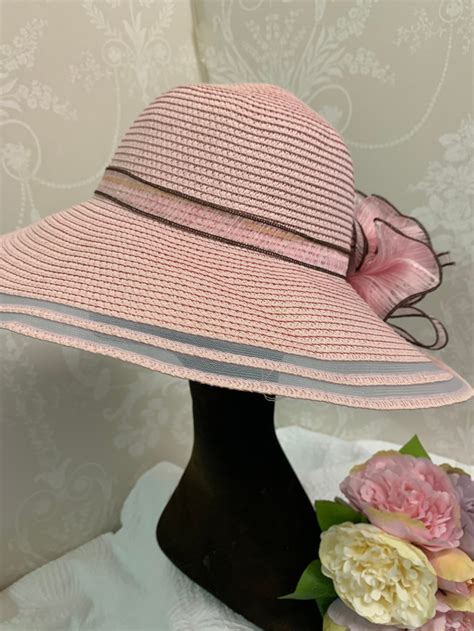 Lovely Pink Wedding Hat Perfect For Any Special Occasion Or Etsy