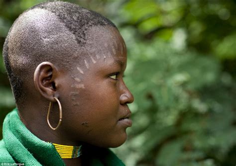 South Sudanese Woman Bearing Tribal Scarification Mar