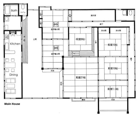 What's the japanese word for plan? House Floorplan | Traditional japanese house, Japanese style house, Japanese house