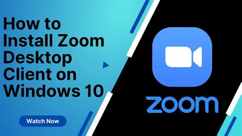 How To Install Zoom On Windows 10 Zoom Installation Youtube