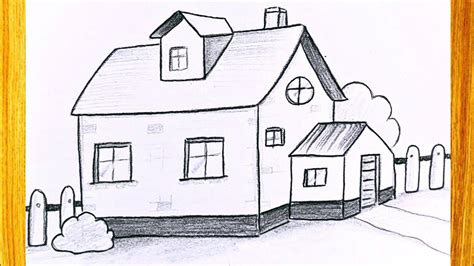 Cómo Dibujar Una Casa Simple Y Fácil De Dibujar Tutoriales De